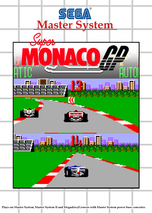 Super Monaco Gp — box-2D (SS)