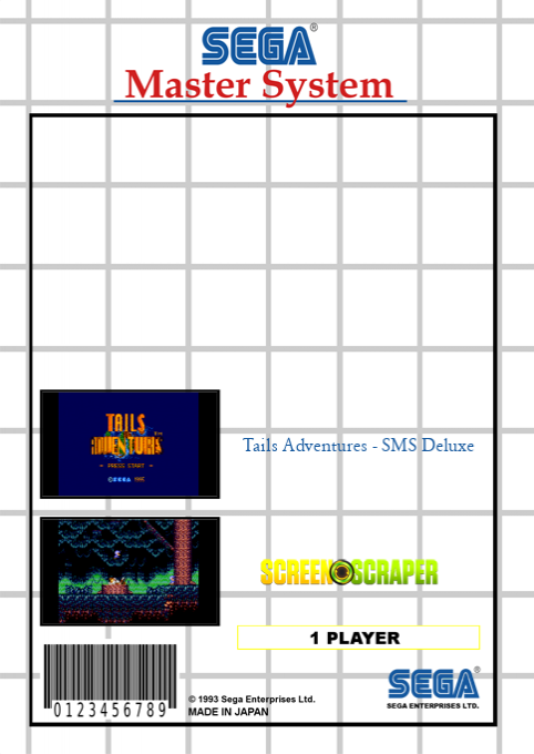 Tails Adventures - SMS Deluxe — box-2D-back (SS)