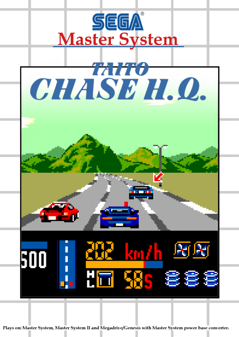 Taito Chase H.Q. — box-2D (SS)