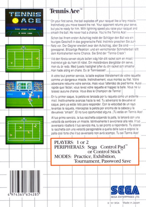 Tennis Ace — box-2D-back (EU)