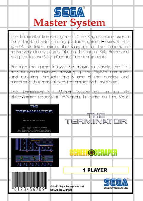 Terminator, The — box-2D-back (SS)