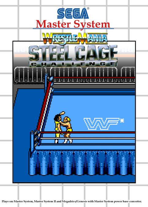 Wwf Wrestlemania - Steel Cage Challenge — box-2D (SS)