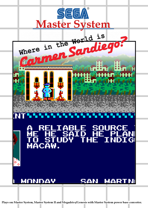 Where in the World is Carmen Sandiego? — box-2D (SS)