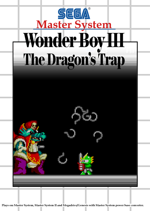 Wonder Boy 3 - The Dragon's Trap — box-2D (SS)