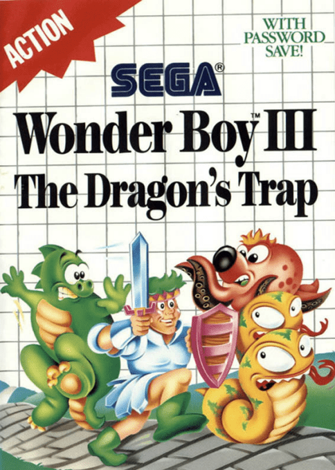 Wonder Boy 3 - The Dragon's Trap box art
