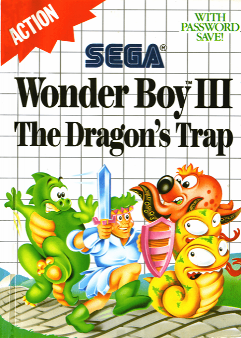 Wonder Boy 3 - The Dragon's Trap — box-2D (EU)