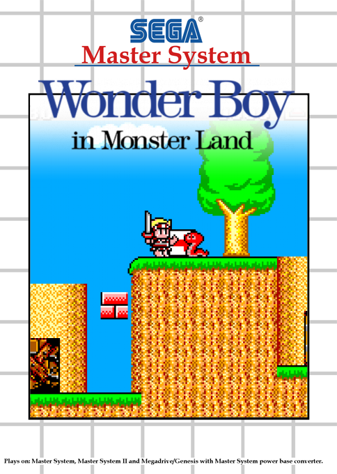 Wonder Boy In Monster Land — box-2D (SS)