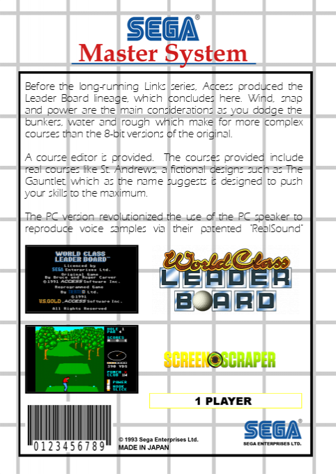 World Class Leader Board — box-2D-back (SS)