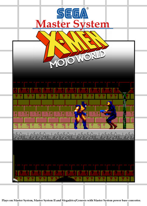 X-men - Mojo World — box-2D (SS)