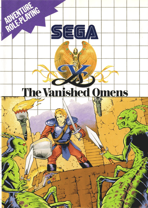 Ys - The Vanished Omens — box-2D (EU)