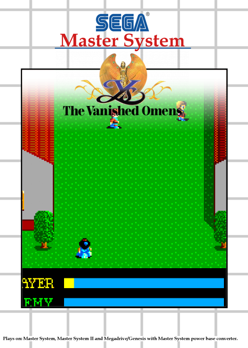 Ys - The Vanished Omens — box-2D (SS)