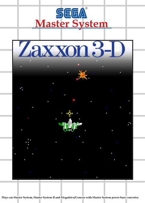 Zaxxon 3-D — box-2D (SS)