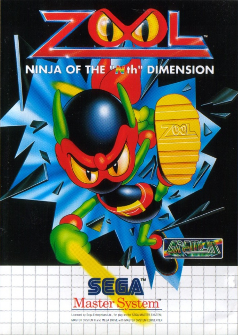 Zool - Ninja of the “Nth” Dimension box art