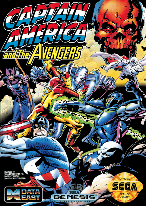 Captain America And The Avengers box art