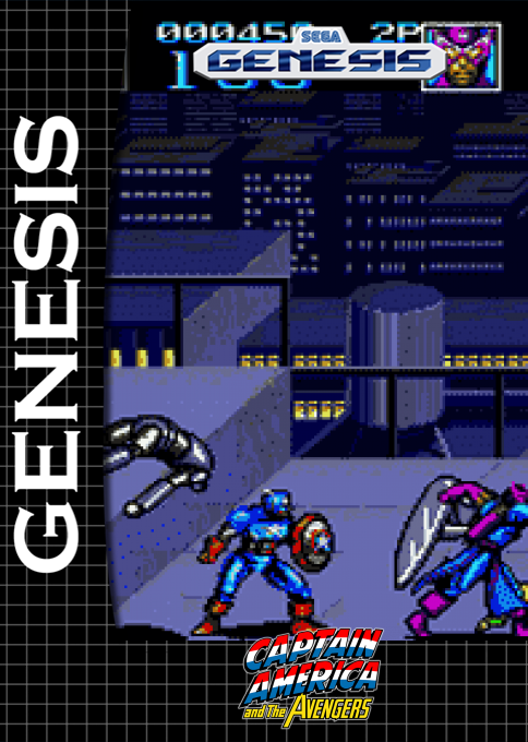 Captain America And The Avengers — box-2D (SS)