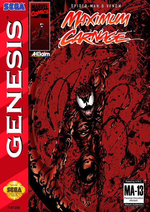 Spider-man And Venom - Maximum Carnage — box-2D (CUS)