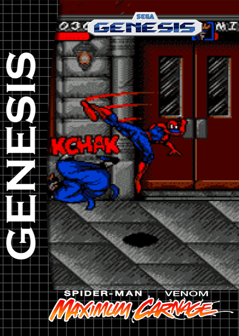 Spider-man And Venom - Maximum Carnage — box-2D (SS)
