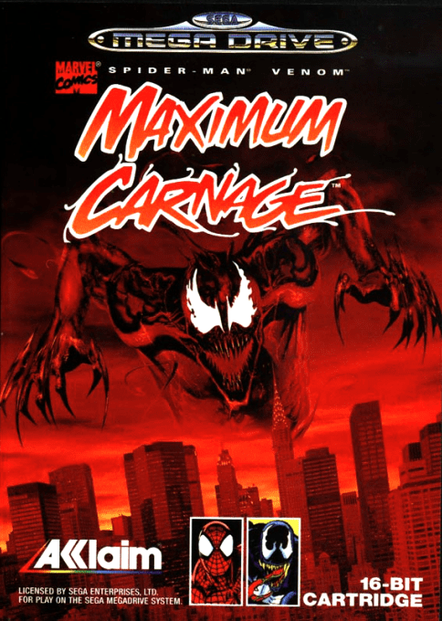 Spider-man And Venom - Maximum Carnage — box-2D (EU)