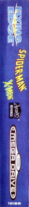 Spider-man And The X-men - Arcade's Revenge — box-2D-side (EU)