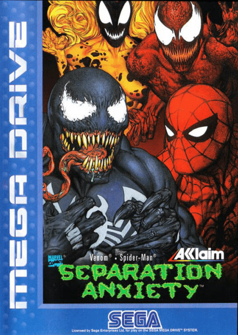 Spider-man And Venom - Separation Anxiety — box-2D (EU)