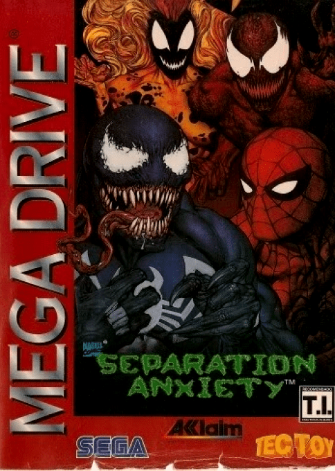 Spider-man And Venom - Separation Anxiety — box-2D (BR)