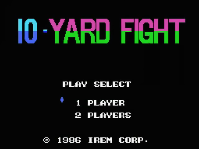 10 Yard Fight — sstitle (JP)