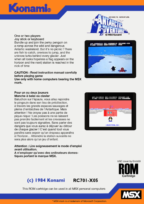 Antarctic Adventure — box-2D-back (EU)