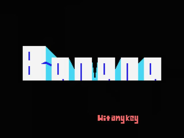 Banana — sstitle (JP)