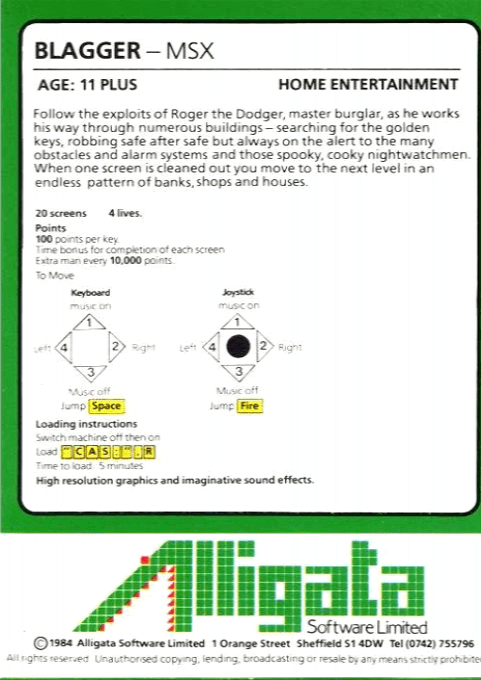 Blagger — box-2D-back (EU)