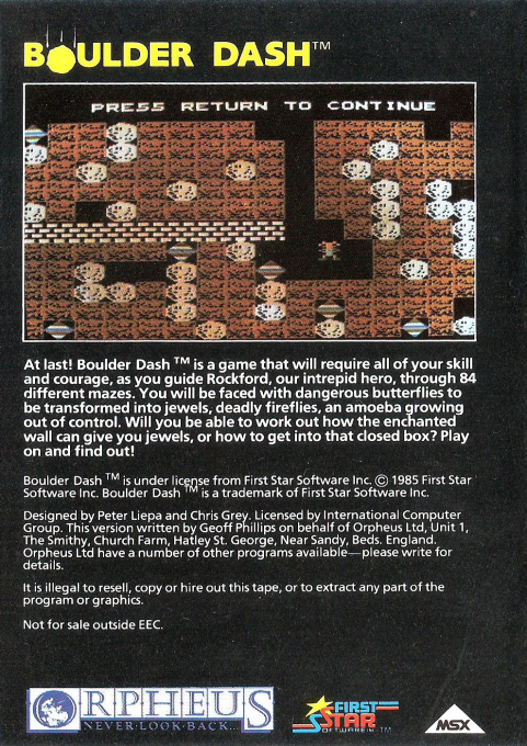 Boulder Dash — box-2D-back (EU)