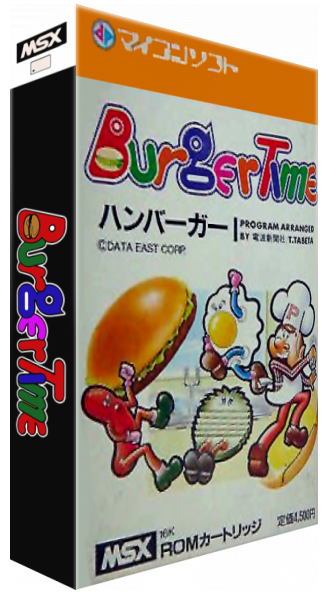 Burgertime — box-3D (JP)