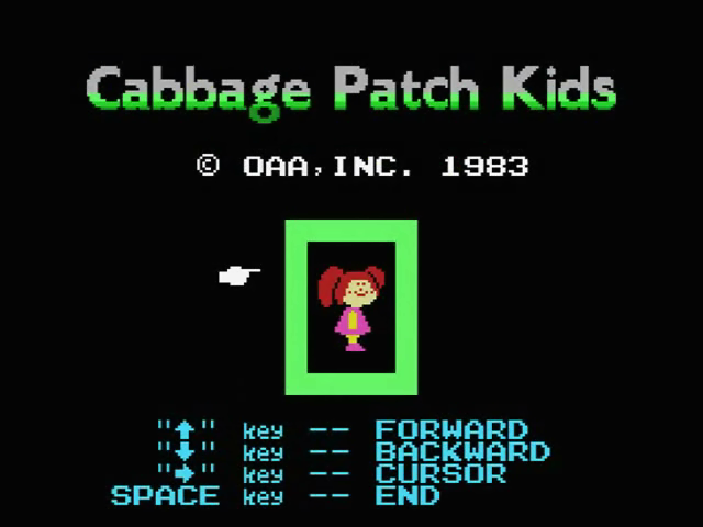 Cabbage Patch Kids — sstitle (JP)