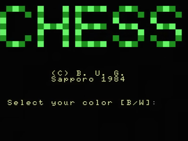 Chess — sstitle (JP)