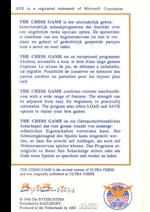 Chess Game, The — box-2D-back (EU)