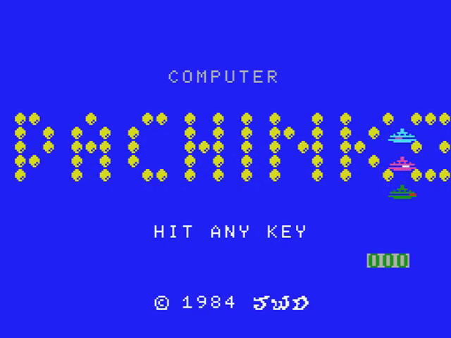 Computer Pachinko — sstitle (JP)