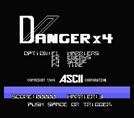 Danger X4 — sstitle (WOR)