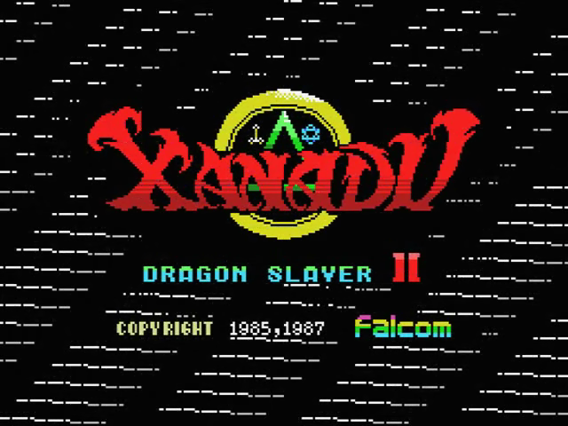 Dragon Slayer 2 - Xanadu — sstitle (JP)