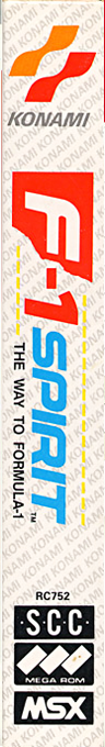 F-1 Spirit - The Way To Formula-1 — box-2D-side (JP)