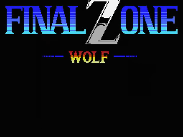 Final Zone Wolf — sstitle (JP)