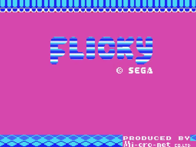 Flicky — sstitle (JP)