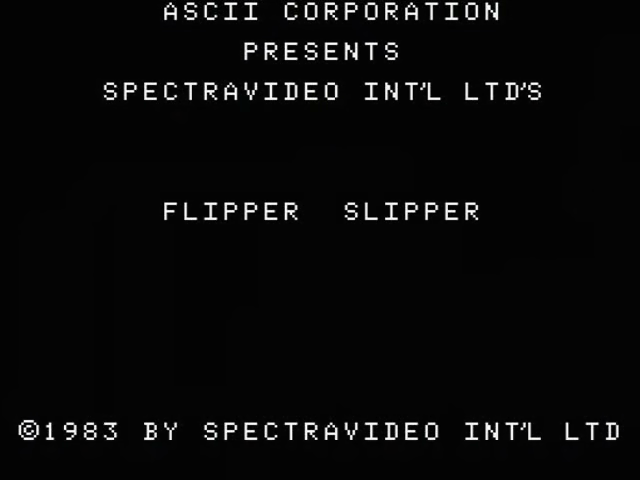 Flipper Slipper — sstitle (JP)
