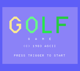 Golf Game — sstitle (WOR)