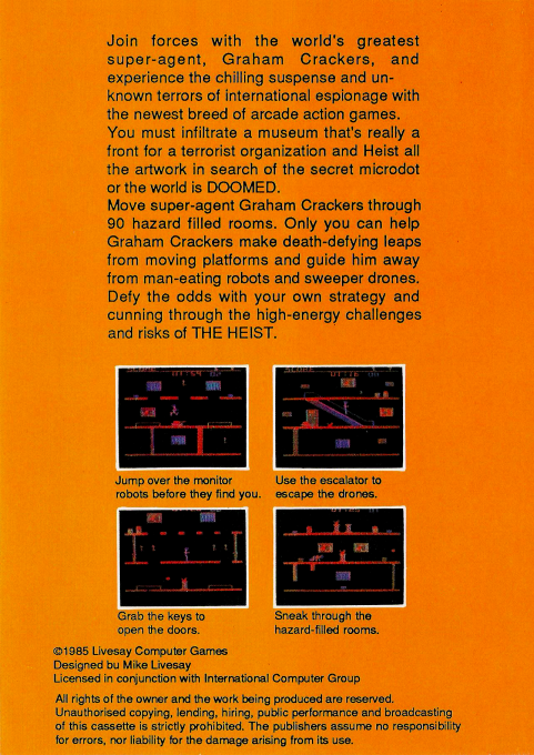 Heist, The — box-2D-back (EU)