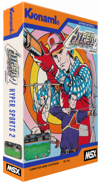 Hyper Sports 2 — box-3D (EU)