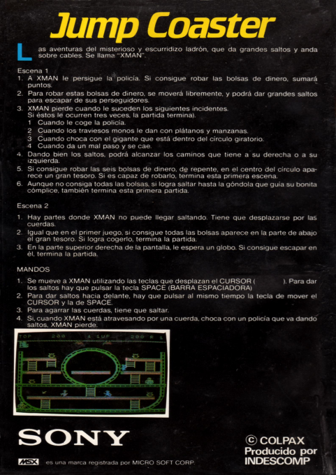 Jump Coaster — box-2D-back (EU)