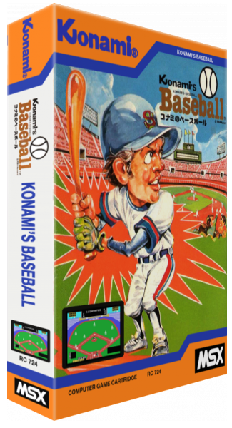 Konami's Baseball — box-3D (EU)
