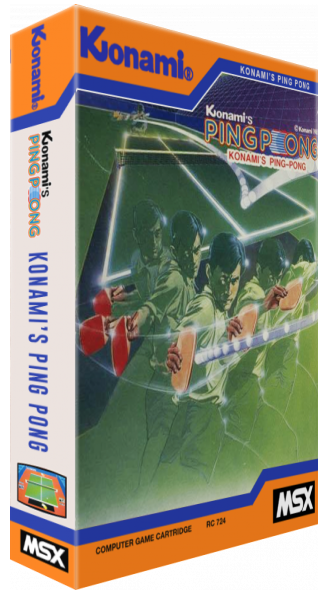 Konami's Ping-pong — box-3D (EU)