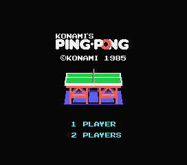 Konami's Ping-pong — sstitle (WOR)