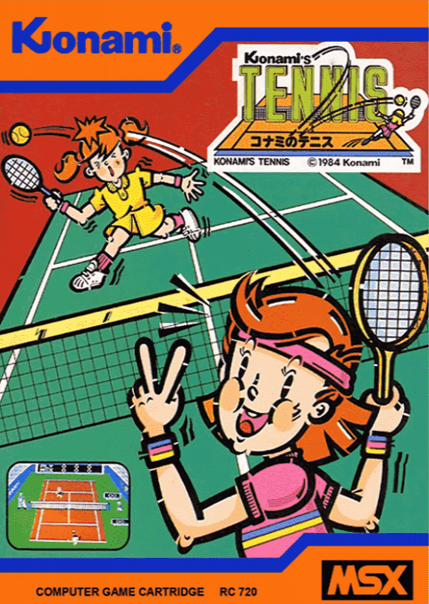 Konami's Tennis box art