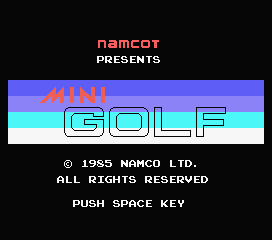 Mini Golf — sstitle (JP)